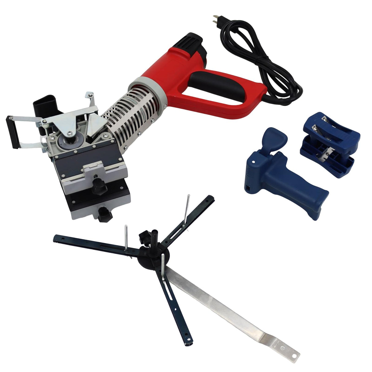 PreAsion 110V Edge Bander Woodworking Curve Straight Manual Edge Bander Small Portable Edge Banding Machine 2000W Woodworking Edge Banding Machine PreAsion