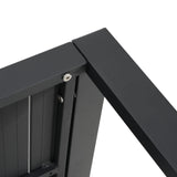 Christopher Knight Home Tundr Outdoor 4 Seater Chat Set with Coffee Table, Patio Conversation Sets, Sectional Aluminum Furniture Set with Cushions, 2 Chairs and Loveseat Set, Black Finish + Beige Christopher Knight Home