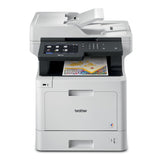 Brother MFC‐L8905CDW Business Color Laser All‐in‐One Printer, 7” Touchscreen Display, Duplex Print/Scan, Wireless, White Brother