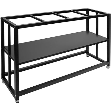 HONYTA Fish Tank Stand Heavy Duty Metal Aquarium Stand 55 Gallon Tank Stand 660LBS 48.4" L x 14.17“W x 29.5”H, Double Layer for Home and Office More Storage Space, Black HONYTA