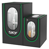 Multi-Function 3D Printer Enclosure with Storage Box LED Light,Thermo-Hygrometer, Fireproof Dustproof Tent Constant Temperature Protective Cover 32.3 * 23.6 * 28.3" Lutyr