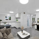 Tiny Homes for Sale Prefab,20ft & 40ft Portable Container Modular Foldable Customizable Tiny Houses to Live in for Adults with 1-4 Bedroom 1 Fully Functional Kitchen & Bathroom,Storm-Resistant Design Generic