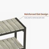 Tatub 55-90 Gallon Fish Tank Stand, Metal Aquarium Stand with 2-tier Open Shelves & Thickened Slats, Heavy Duty Metal Large Aquarium Stand for up to 6 Total Aquariums, 1000 LBS Capacity Per Shelf Tatub