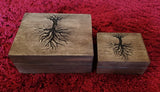 JB&C Premium Tree of Life Box Wooden Jewelry Box for Keepsake, Trinket Box Wooden tree of life decorative box (3.75 x 3 x 1.75) JB&C Premium