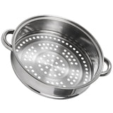 ZENFUN Steamer for Cooking, Steamer Pot with Steamer Insert, 2 Tier Stack and Steam Pot Set with Glass Lid, Stainless Steel Steamer Pot Double Handle, 11 Inch（Thickened） ZENFUN