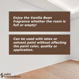 Paint Scentsations Vanilla Bean Odor Control Paint Additive | Air Freshener For Home | Last Up To 4 Months | Mix 1oz For Every 1 Gallon Of Paint | 10oz Bottle Paint Scentsations