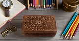 Great Birthday Gift Ideas Handmade Decorative Wooden Jewelry Box Jewelry Organizer Keepsake Box Treasure Chest Trinket Holder Watch Box Storage Box Housewarming Gifts Women The Great Indian Bazaar