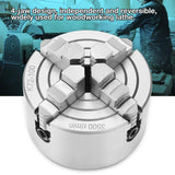 4inch 4 Jaw Lathe Chuck,K72-100 4 Jaw Independent Reversible Jaw,Metal Lathe Chuck,for lathe,Turning Machine Accessories Liccx