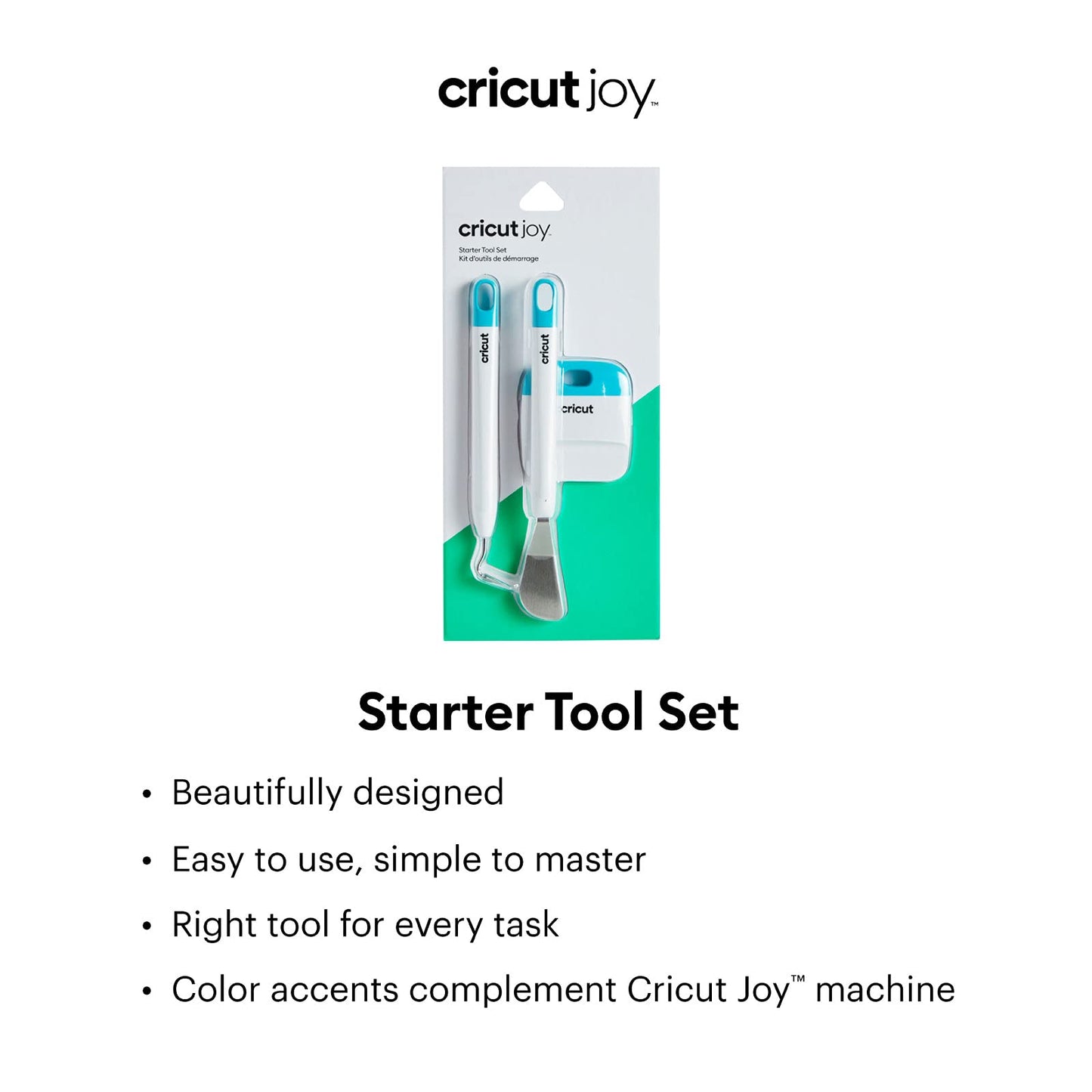 Cricut Joy Machine Rainbow Permanent Vinyl, Joy Starter Tool Set, and Transfer Tape Bundle for Customized Cards, Home Decor, and More - WoodArtSupply