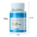 JOFOOK Liquid Latex Art Masking Fluid(5.3 fl oz) for Watercolor, Gouache Painting, Ink & Illustration, Arts Projects & Crafts Supplies Drawing Gum,Set of Two Bottles, Blue JOFOOK