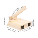 DOITOOL Wood Tortilla Press Dumpling Skin Maker Presser, Wood Dough Presser Traditional Tortilla Sope Maker, Heavy Duty Corn Tortilla Machine DOITOOL