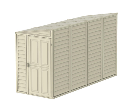 Duramax Sidemate 4'x10' Vinyl Storage Lean to Shed DURAMAX