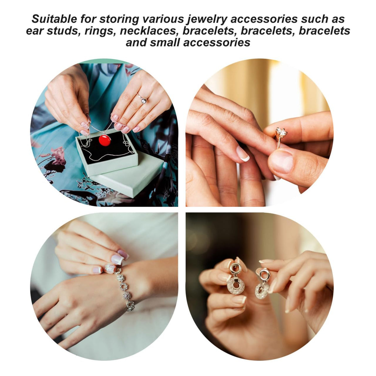 EXCEART Wood Box 2 Pack Unfinished Wood Box, Rectangular Unfinished Wooden Box with Hinged Lid and Front Clasp Natural Wood Storage Boxes for Jewelry Container Sundries Case Makeup Case Organizer EXCEART