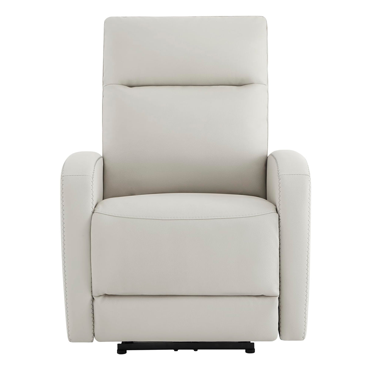 Watson & Whitely Power Recliner Chairs for Adults, Zero Wall Recliners W Power Headrest Type-C Charger, Small Faux Leather RV Recliners Home Theater Seating for Living Room, Cream Watson & Whitely