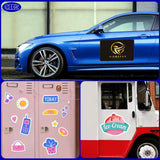 GEEKBEAR Blank Magnets for Cars (12 in x 4 in) - 2 Pack GEEKBEAR