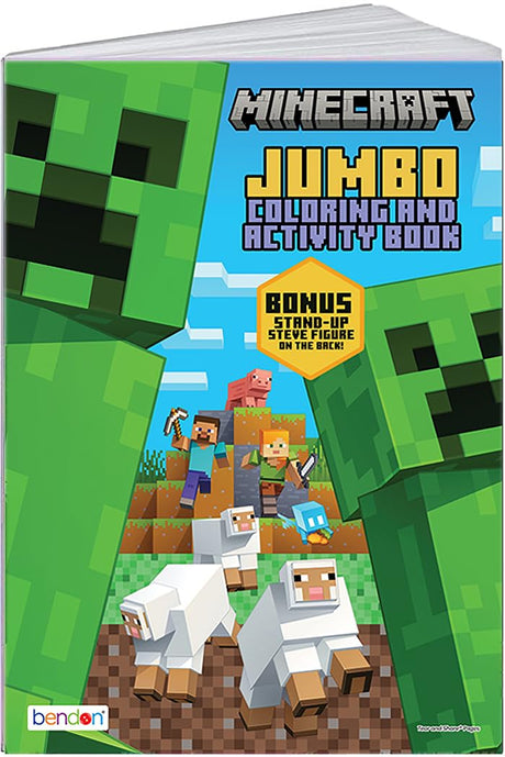 Minecraft Coloring Book | Minecraft Activity & Coloring Book | Mine Craft Jumbo Coloring Books | Minecraft Pixel Art Coloring Book | Video Game Coloring Books | 80 Pages | Officially Licensed Bendon