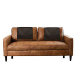 Ganloz Leather Recliner Chair Headrest Cover - Sofa, Love Seat, Furniture Protector, Slipcover Theater Seat Cover/Slip Cover for Home & Office, 24x30 Inches - Brown Antique Pack of 1 Ganloz