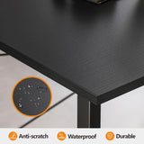 CubiCubi Computer Desk, 32 inch Small Home Office Desk for Small Spaces, Modern Simple Style for Home, Office, Study, Writing, Dark Black CubiCubi
