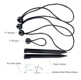 Tentproinc RV Awning Side Sun Shade Screen 9'X7' - Black Mesh Screen Sunshade Complete Kits Camping Trailer Awning Sun Shade Canopy UV Sun Blocker - 3 Year Warranty Tentproinc