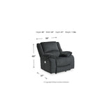 Signature Design by Ashley Draycoll Contemporary Power Rocker Recliner, Dark Gray Signature Design by Ashley