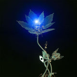 3D Flower Puzzle Metal Model Kit, 3D Metal Puzzle Adult, 3D Mechanical Model，Brain Teaser Puzzles DIY Assembling Flower for Stress Relief for Teenagers and Adults ZUNPINSPACE