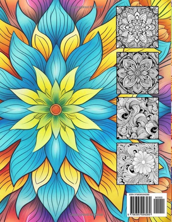 50 Mindfullness Patterns: Relaxation Coloring Book for Adults & Children!