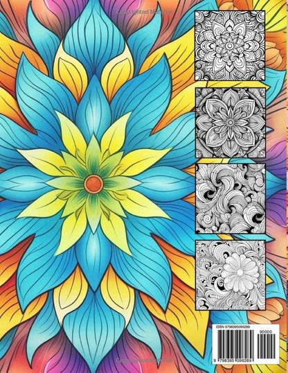 50 Mindfullness Patterns: Relaxation Coloring Book for Adults & Children!