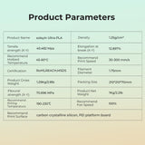 Cregrant3D Soleyin Filament 1.75mm Ultra PLA Filament for 3D Printing High Speed 30-300mm/s Accuracy +/- 0.02mm, 1kg Spool (2.2lbs), Fit Most FDM 3D Printer, Soleyin by Creality Filament, PLA Black Cregrant3D