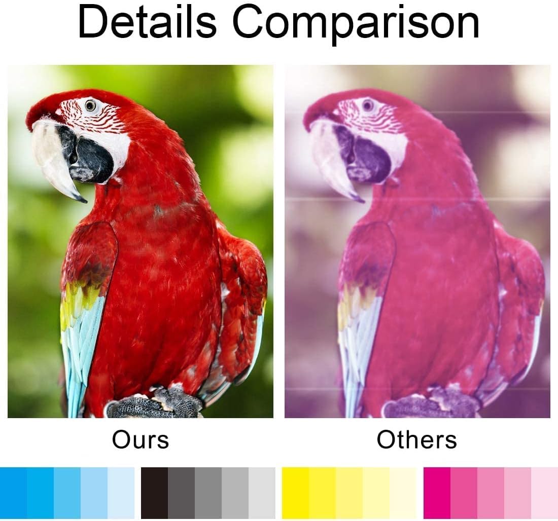 Printers Jack Compatiable Epson T522 Refill Ink Bottle Kit for Epson Supertank ET-2800 ET-4700 ET-4800 ET-2710 ET-2720, ET-2803 Printer, 4 Packs Printers Jack