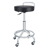 Seville Classics Modern Ergonomic Pneumatic Height Adjustable 360-Degree Swivel Stool Chair, for Drafting, Office, Home, Garage, Work Desk, Black, Seville Classics