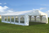 DELTA 40'x20' Budget PVC Party Tent, Large Wedding Tent Canopy Heavy Duty Party Tent Outdoor Patio Tent Outdoor Gazebo Event Shelter Canopy DELTA