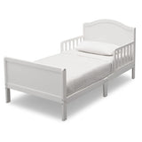 Delta Children Bennett Wood Toddler Bed - Greenguard Gold Certified, Bianca White Delta Children