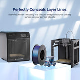 VOXELAB 3D Printer Filament, 1.75mm PETG Burnt Titanium Filament, Dimensional Accuracy +/- 0.02 mm, 3D Printing Material 1kg/ Spool, Fit Most FDM 3D Printers, Burnt Titanium Voxelab