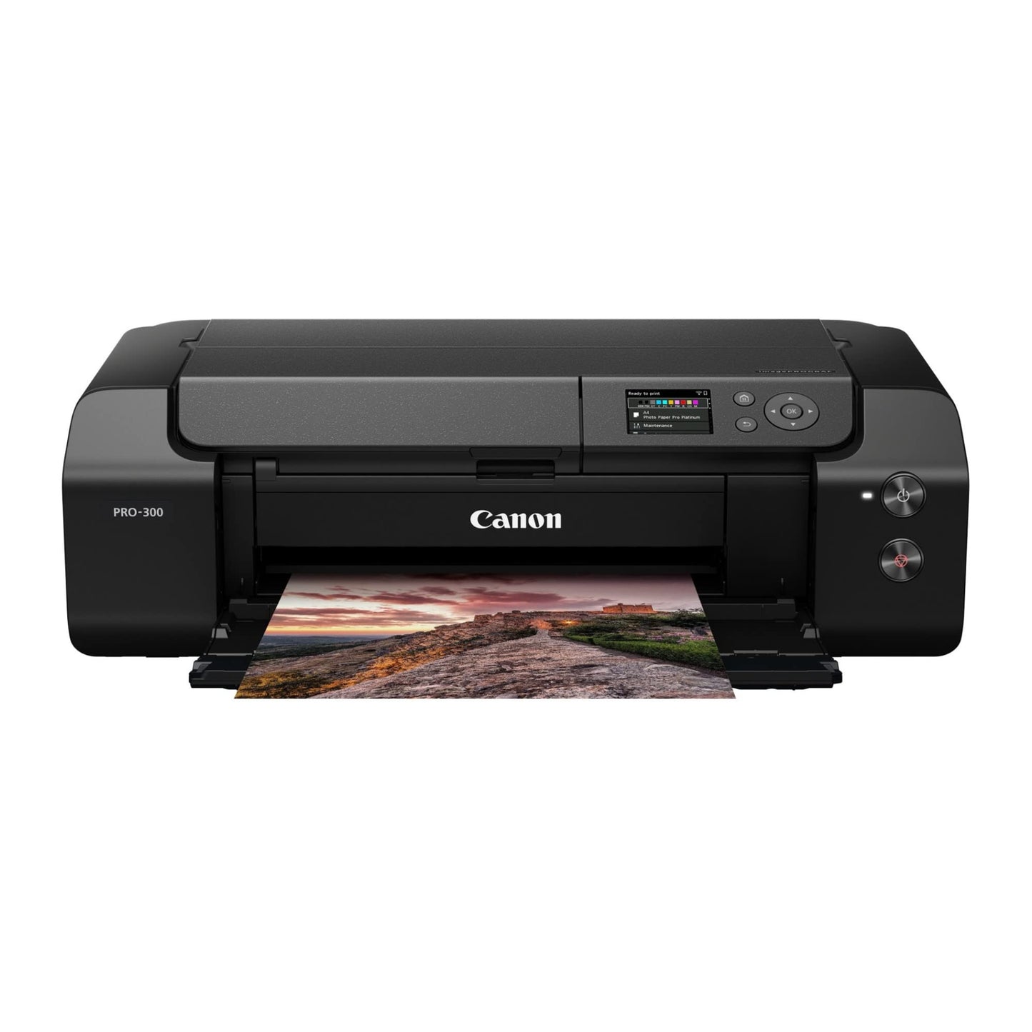 Canon imagePROGRAF PRO-300 Wireless Color Wide-Format Printer, Prints up to 13"X 19", 3.0" LCD Screen with Profession Print & Layout Software and Mobile Device Printing, Black, One Size