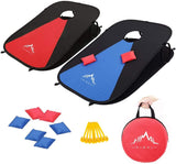 Himal Collapsible Portable Corn Hole Boards with 8 Cornhole Bean Bags (3 x 2-feet) Himal