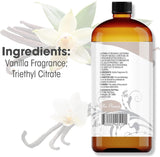 Ola Prima Vanilla Essential Oil 16oz – Therapeutic Grade Big Bottle for Aromatherapy, Diffuser & Candle Making, Vanilla Candle Scent - Essential Oils Ola Prima