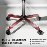 AOKCOS TV Cart Rolling TV Stand - Mobile TV Stand for 32-65 inch Flat/Curved TVs Holds up to 88 Lbs, Portable TV Stand on Wheels with Tilting for Living Room, Bedroom, Office, Max VESA 400x400mm AOKCOS