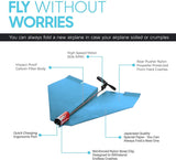 POWERUP 2.0 Paper Airplane Conversion Kit | Electric Motor for DIY Paper Planes | Fly Longer and Farther | Perfect for Kids & Adults | Ready to Use Aeroplane Engine Kits POWERUP