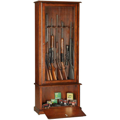 8 Gun Cabinet - WoodArtSupply