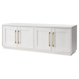 Henn&Hart Tillman Rectangular TV Stand for TV's up to 80" in, 68" Wide, White Henn&Hart