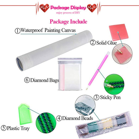 Eiazuiks Diamond Painting Kits for Adults, Colorful Flowers 5D DIY Diamond Art Kits Full Drill Diamond Dots for Gift Wall Decor and Relaxation Gem Arts 12x16 inch Eiazuiks