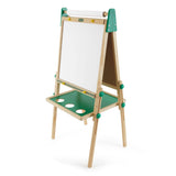 Crayola Wooden Art Easel for Kids, 2-in-1 Dry Erase Board & Chalkboard, Gifts for Toddlers, Ages 3, 4, 5 Crayola