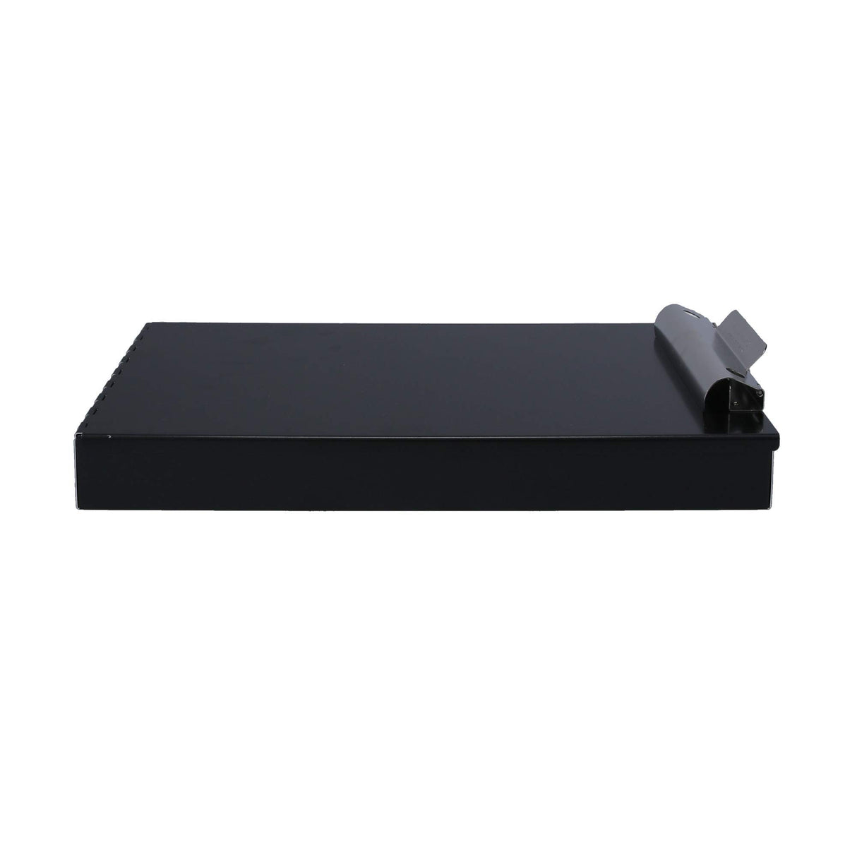 Saunders Metal Clipboard with Storage, Dual Storage Nursing, Letter Size Heavy Duty Contractor with High Capacity Clip and Self Locking Latch, Black, Proudly Made in USA Saunders