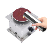YIYIBYUS Mini Disc Sander Electric Small Sanding Disc Machine Polisher Edge Sharpener Tool Sanding Belt Machine for Wood Plastic Metal and Scissors Sanding 4 inch 6000RPM YIYIBYUS