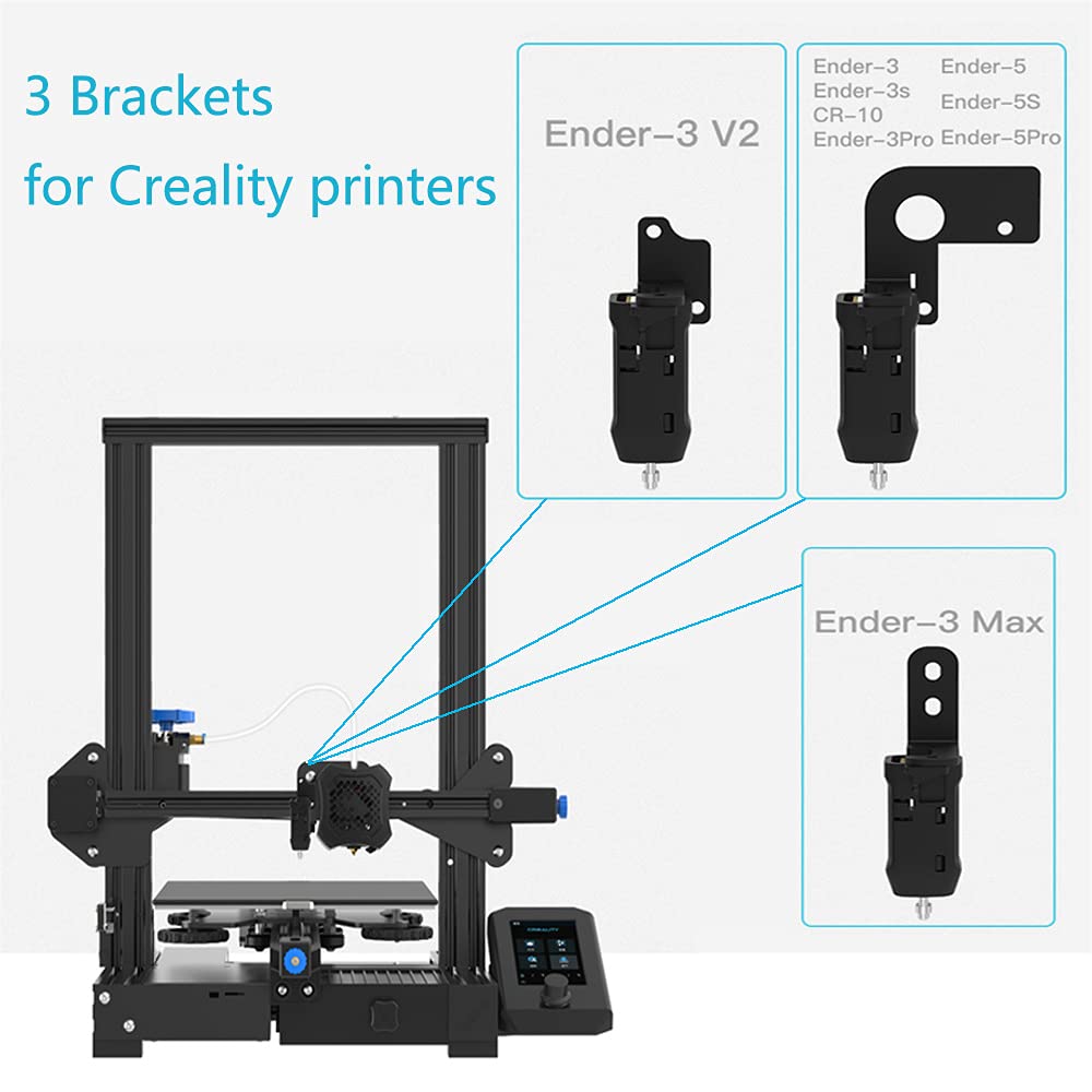 Creality Ender CR Touch Auto Bed Leveling Sensor Kit Compatible with Ender 3 V2/Ender 3 Pro/Ender 3/Ender 3 Max/Ender 5/Ender 5Pro with 32 Bit V4.2.2/V4.2.7 Mainboard 3D Printer - WoodArtSupply