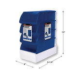 Performance Tool W5196 Large Stackable Storage Trays - Adjustable for Vertical or Horizontal Position, Blue, Pack of 4 Performance Tool