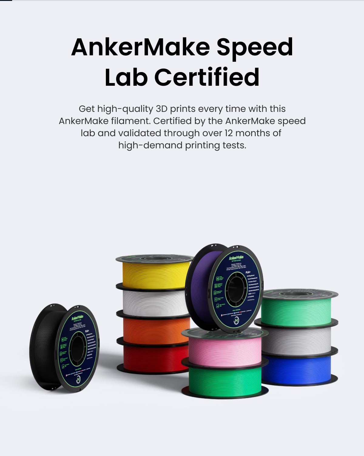AnkerMake M5C 3D Printer and AnkerMake PLA+ 3D Printing Filament AnkerMake