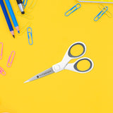 Westcott 5" Micro-Tip Fabric Scissors with Titanium-Bonded Blades - Ideal for Crafting, Sewing, and More Westcott