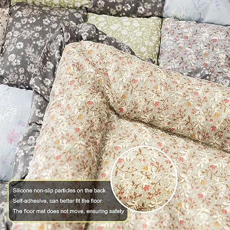 Cotton Cover Futon Mattress for Back Pain,Japanese Traditional Shikibuton Bed Tatami Sleeping Pad,Foldable Roll Up Tatami Mattress Pad,Traditional Japanese Roll Up Bed,27.56x70.87in Floor Mattress KnvsS