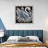 Anuver Diamond Painting Kits for Adults Swan, 5D Special Shape Crystal Rhinestones Diamond Painting for Beginners, Diamond Art Kits for Home Wall Decoration, 12×12 Inch Anuver
